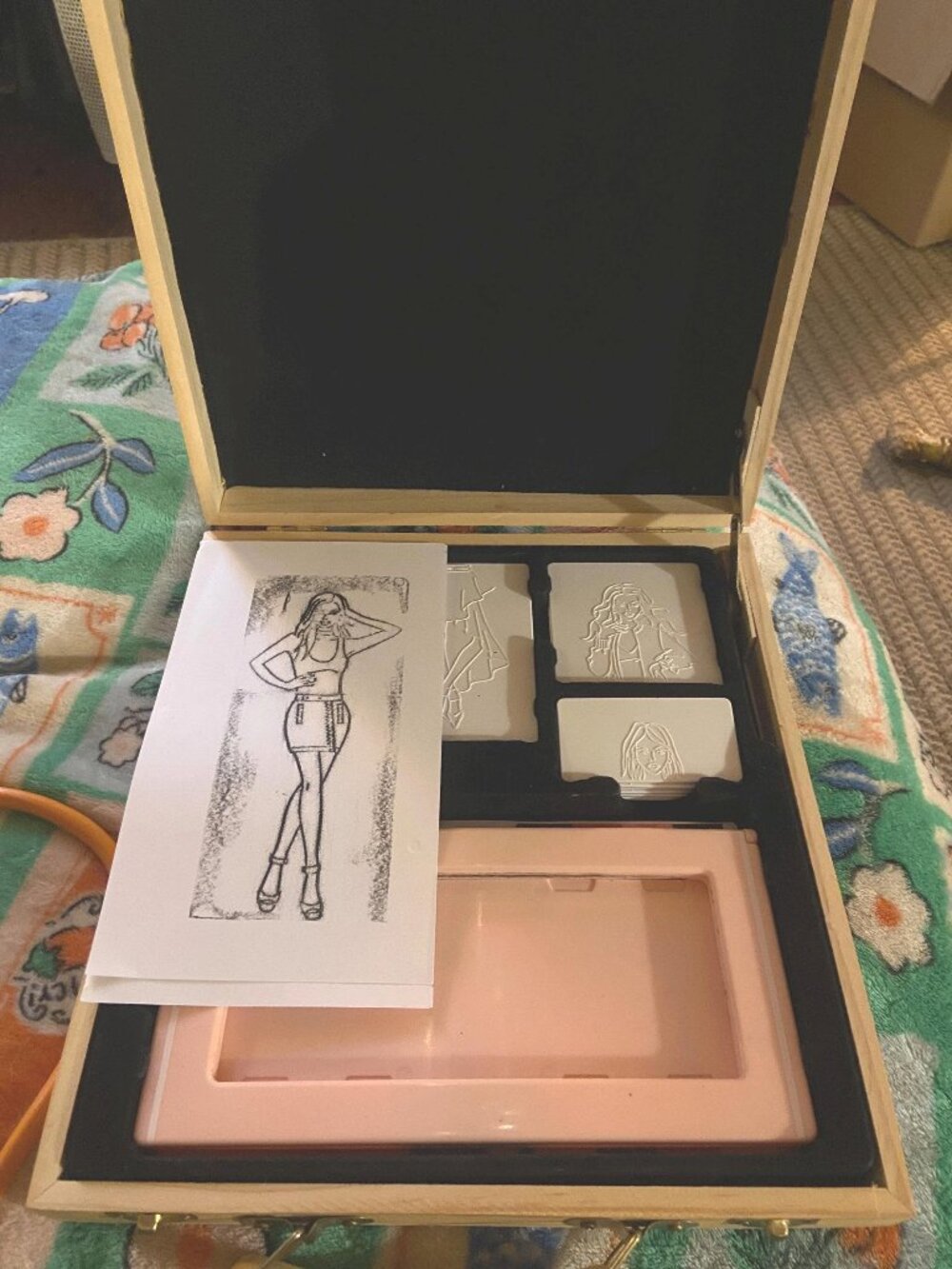 FAO Schwarz Designer Fashion Doll Tracing Activity Set